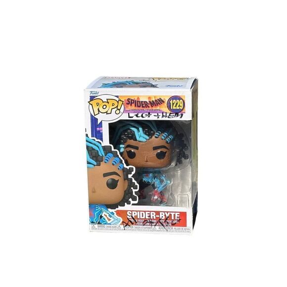 Marvel Pop Spider-Byte Girl Blue Black - Picture 1 of 13